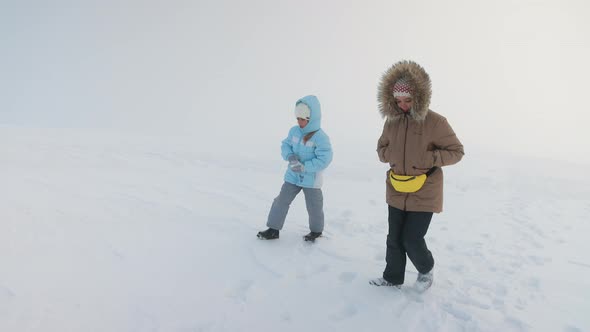 Walk on Misty Mountain in Morning