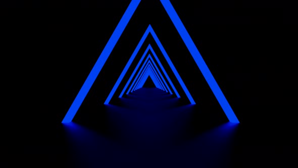 Animation of Abstract Digital Background Neon Light Seamless Looping.