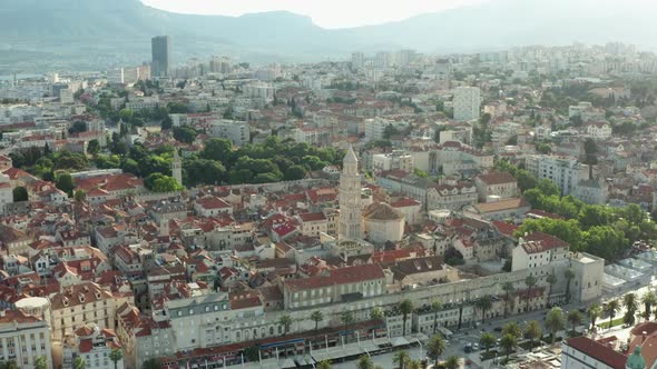 Aerial View Split Croatia