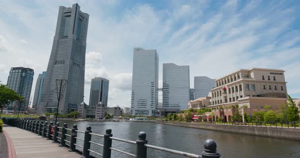 Yokohama city harbor