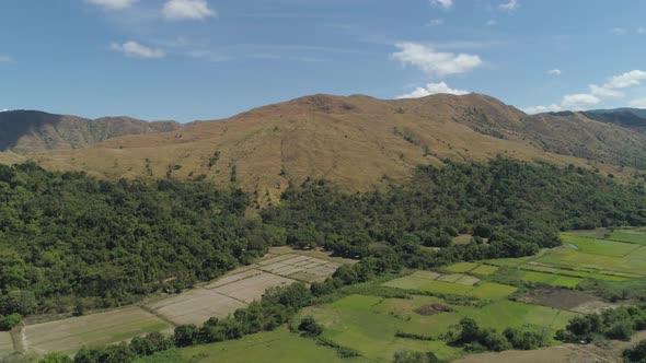 Mountain Landscape with Valley Island of Luzon, Philippines