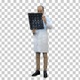Male doctor analysing Xray results, Alpha Channel - VideoHive Item for Sale