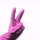 Hand with Purple Rubber Glove is Pointing - VideoHive Item for Sale