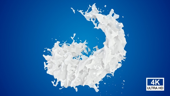 Milk Splash Spiral 4K alt