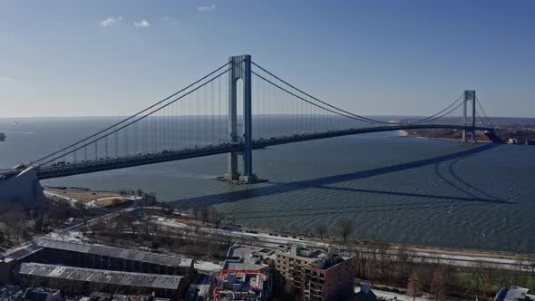 New York Brooklyn and Harbor Verrazano Bridge