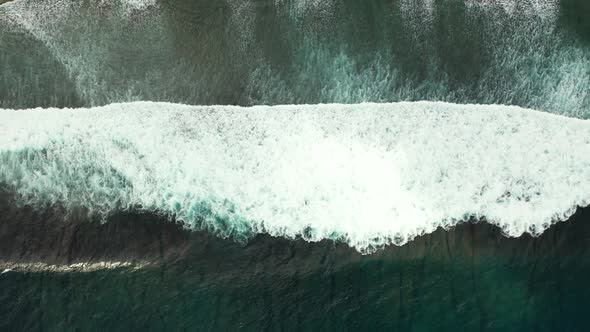 Aerial view landscape of tropical island beach vacation by blue green lagoon with white sandy backgr