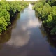 Drone Flight Over Water and Trees From a Height - VideoHive Item for Sale