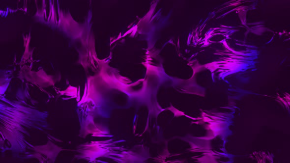 Neon spots of purple shades made in animation