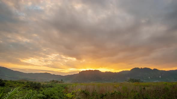 Nature video sunset sky with clouds Nature and travel .Full frame background sky sunset.