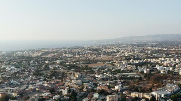 Aerial View Paphos Cyprus