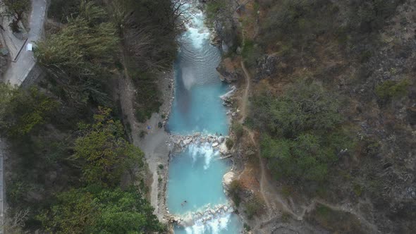 Tolantongo River in Mexico