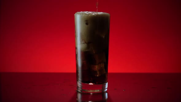 Cola Soda Glass Pour Wide
