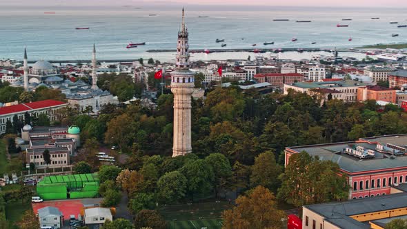 Istanbul Old City From Air