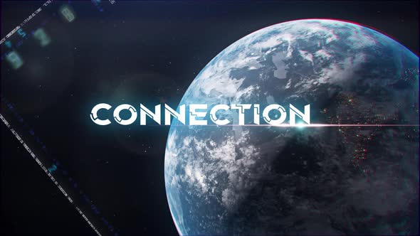 Digital Earth and Connection Text