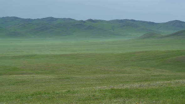 Treeless Vast Grassland in Asia Geography