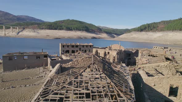 Decreased Water Level in Dam Lake