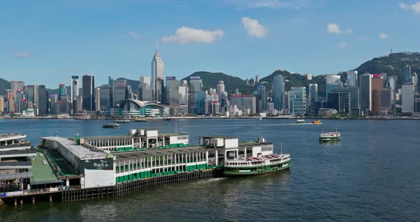 Victoria Harbor, Hong Kong skyline