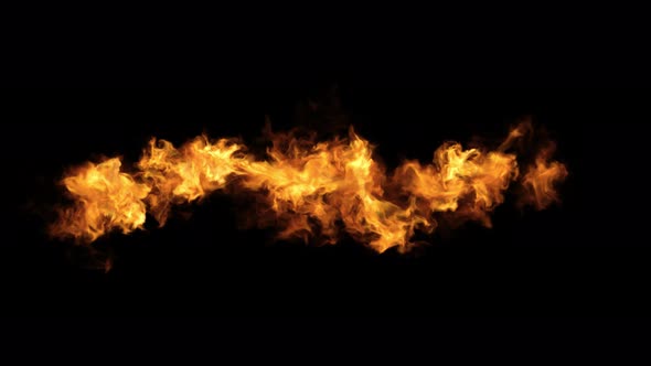 Fire Eruption on Wood 4K alt