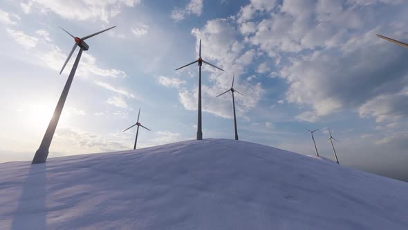 Wind Turbine And Winter