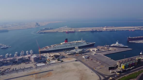 Huge Cruise Ship Is On The Water