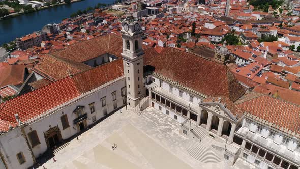 Tower of Coimbra University Portugal