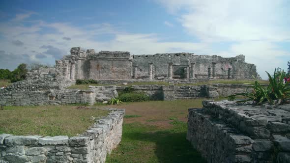 Mayan ruins of Tulum in Yucatan in Mexico