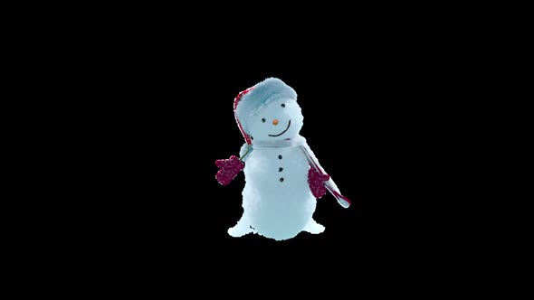 52 Snowman Dancing HD