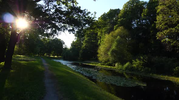 City Park Before Sunset