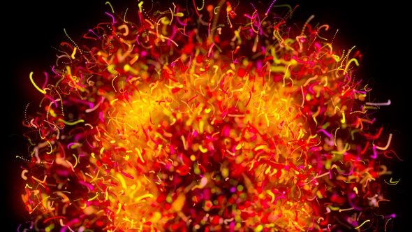 Abstract Particles Explosion V3