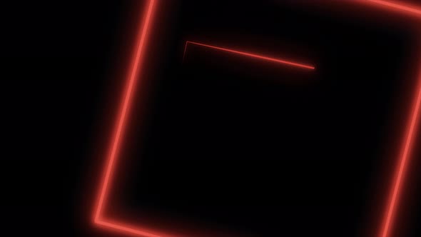 Abstract background with neon squares