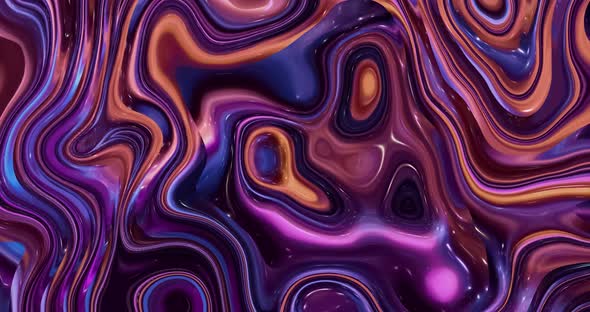 Abstract animation. liquid background. Beautiful digital painting movie, Abstract background movie.