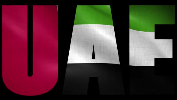Uae Flag Into Country Name