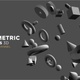 Flowing Geometric Figures - VideoHive Item for Sale