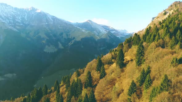 Mountains aerial