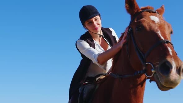 Equestrian Woman Horseback