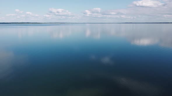 Panorama of the Beautiful Water Surface