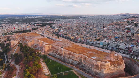 Top View Scenic Urfa Castle