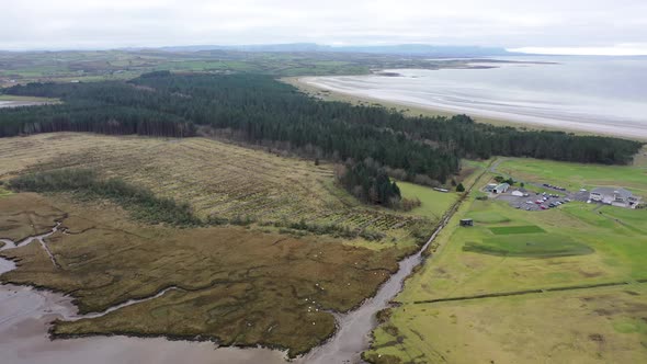 Aerial View of Murvagh in County Donegal Ireland