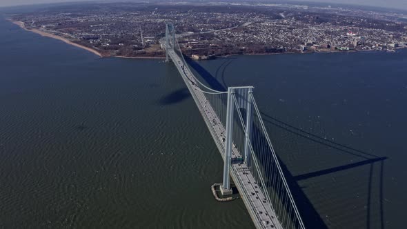 Aerial Inspection Verrazano Narrows Bridge