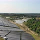 Solar panels on walls of sand mine, Herzogenrath, Germany - VideoHive Item for Sale