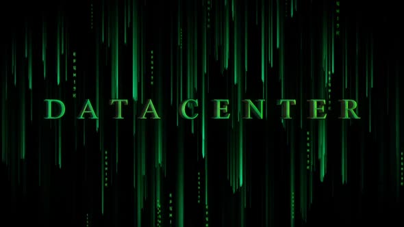 Digital Cyber Background Data Center