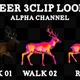 Deer 3 Clip Loop Alpha - VideoHive Item for Sale