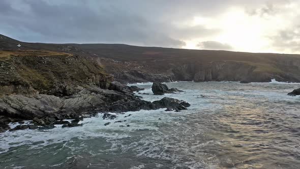 The Amazing Coastline at Port Between Ardara and Glencolumbkille in County Donegal - Ireland