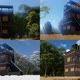 15 video packs Multi-storey house made of stone - VideoHive Item for Sale