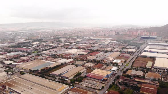 Industrial Factory Aerial