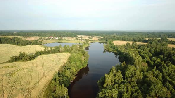 Beautiful Landscape Of Lake Luchinovka 05