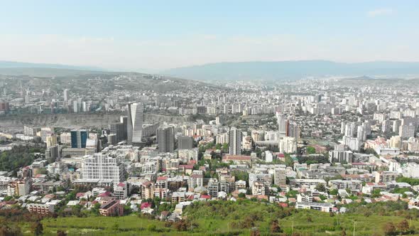 Vake District Area In Tbilisi. Concept Of City Life In Caucasus. 2020