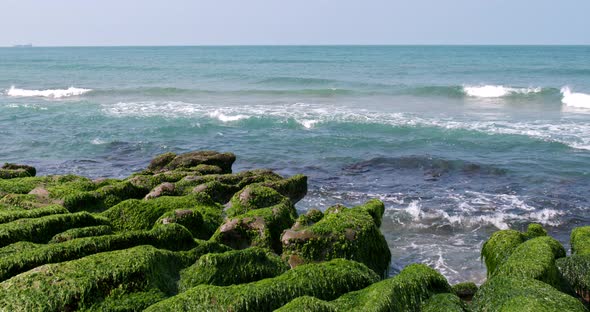 Laomei Green Reef in Taipei City of Taiwan