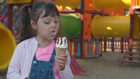Summer Ice Cream on Playground