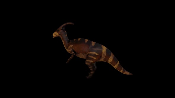 Dinosaur Parasaurolophus